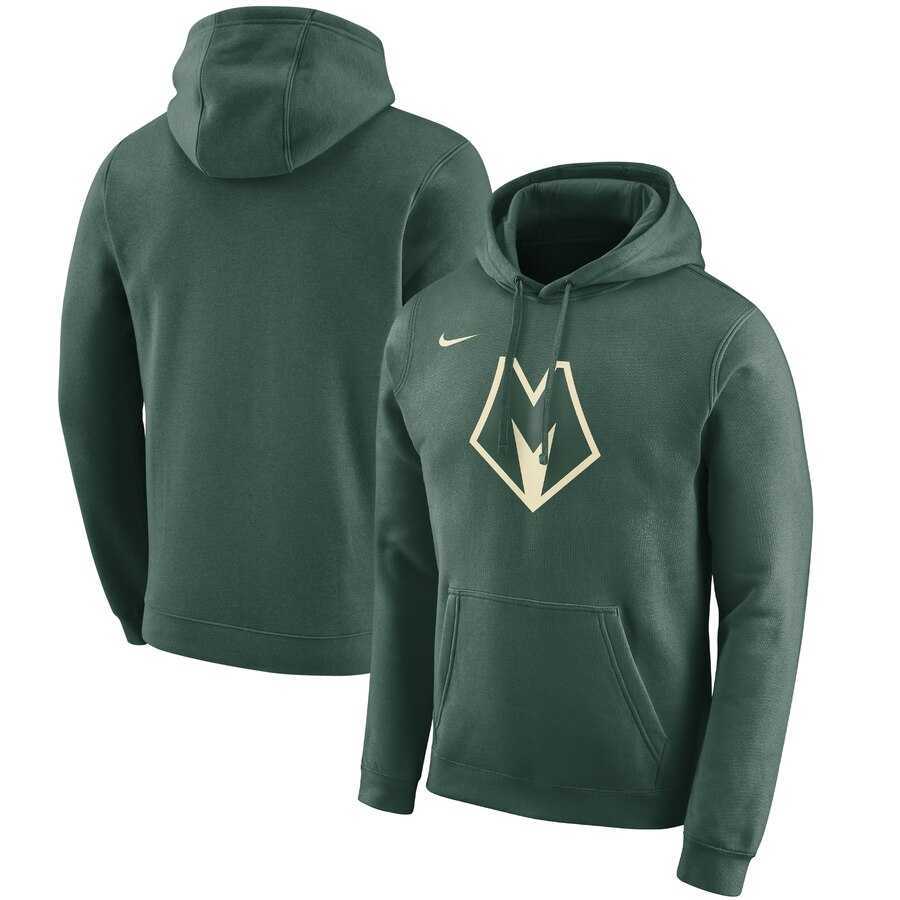Milwaukee Bucks Nike 2019-20 City Edition Club Pullover Hoodie Green,We sell and wholesale Milwaukee Bucks Nike 2019-20 City Edition Club Pullover Hoodie Green on line form chian!